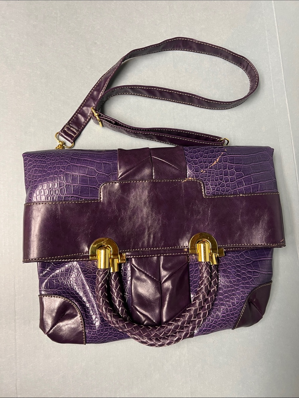 Chinese Laundry Purse/Tote purple - Picture 9 of 9